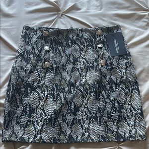 Printed Mini Skirt